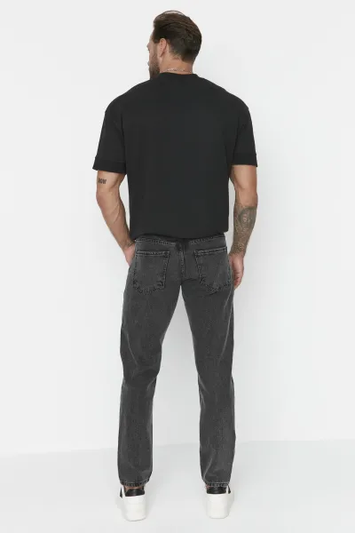 Pánske rifle Trendyol Grey