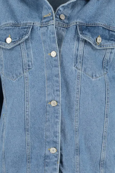 Trendyol Blue oversize Trucker džínsová bunda