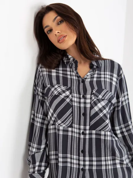 Blouse-D70039Z11082A-dark gray