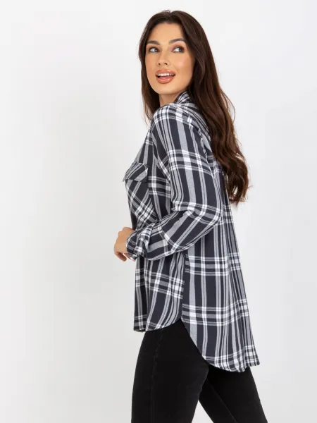Blouse-D70039Z11082A-dark gray