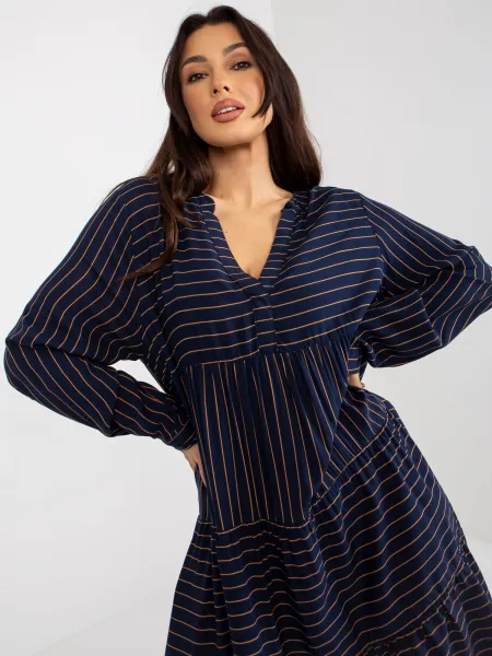 Dress-D73771M30361A2-navy blue