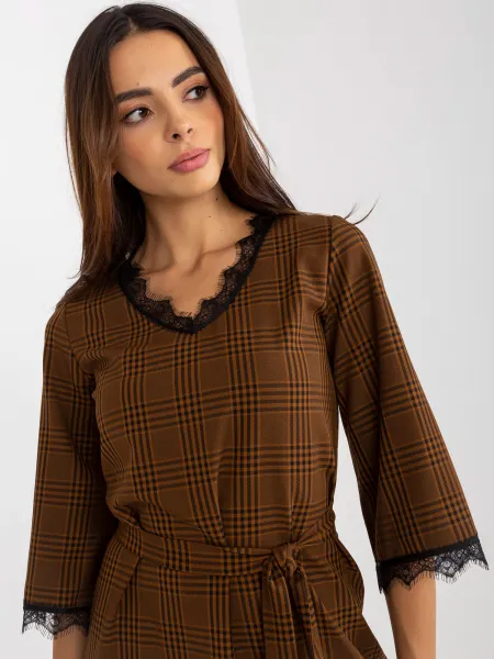 Dress-LK-SK-507871.32P-brown