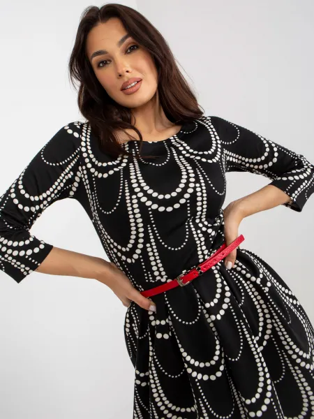 Dress-LK-SK-509089.01P-black-white