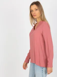 Blouse-D73761M11081A-dark pink
