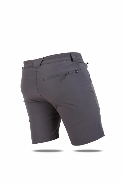 TRIMM TRACKY Pánske outdoorové šortky, tmavo sivá, veľkosť