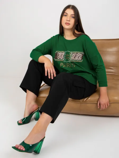 Blouse-VI-BZ-2901.49P-dark green