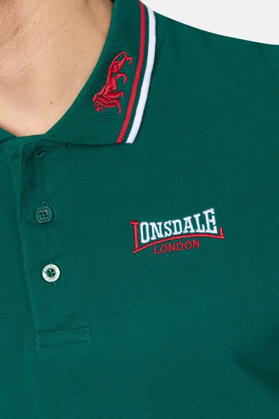 Pánske tričko s golierom Lonsdale Slim Fit
