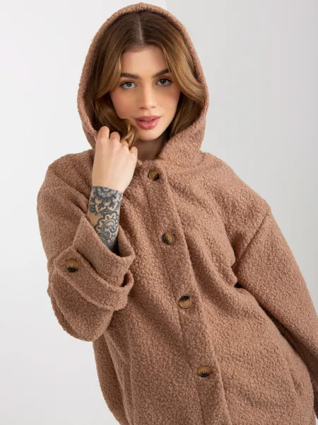 Coat RV-PL-8449.98P-light brown
