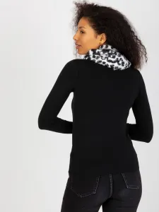 Scarf-AT-KM-ENEC-B63.33P-white-black