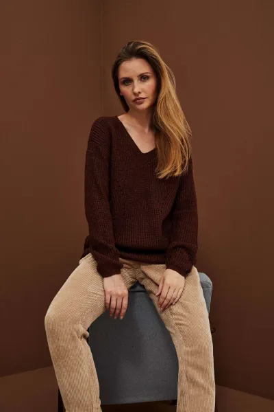 Marisse Sweater Z-Sw-3944 D.Brown
