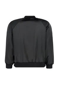 Trendyol Curve čierna tkaná bomberka na zips