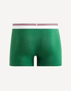 Boxerky pre mužov Celio - zelená, biela, červená