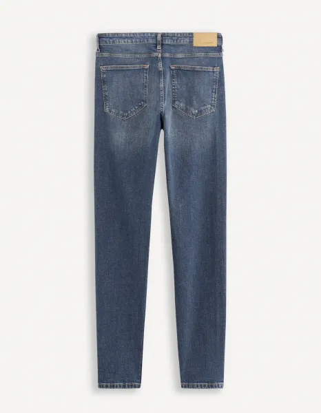 Slim fit pre mužov Celio - modrá