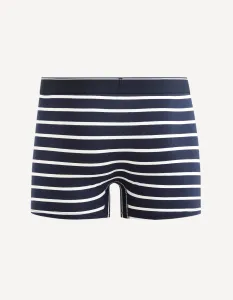 Boxerky pre mužov Celio - tmavomodrá, biela