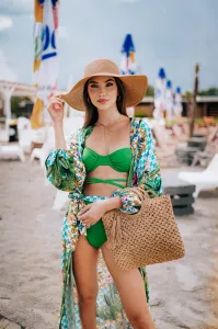 Trendyol Green Underwire kravata Bikini Top