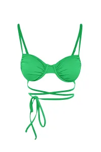 Trendyol Green Underwire kravata Bikini Top