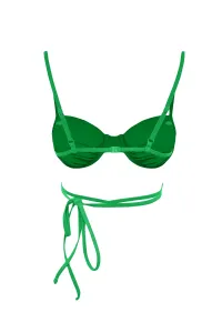Trendyol Green Underwire kravata Bikini Top