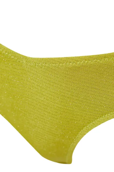 Trendyol Green V-cut trblietavý spodok bikín s pravidelnými nohami