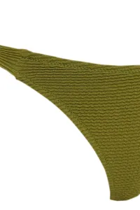 Trendyol Khaki kravata textúrovaná spodná časť bikín s pravidelnými nohami