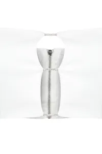 Trendyol Ecru Crop Podšitý Tkaný Lesklý Kameň S Detailom Výrezu Bustier
