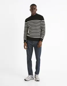 Slim fit pre mužov Celio - tmavomodrá