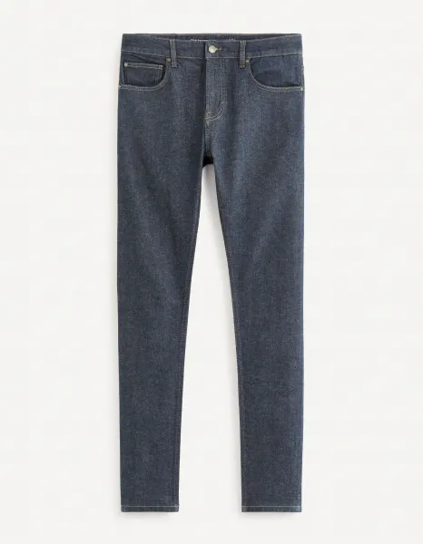 Slim fit pre mužov Celio - tmavomodrá