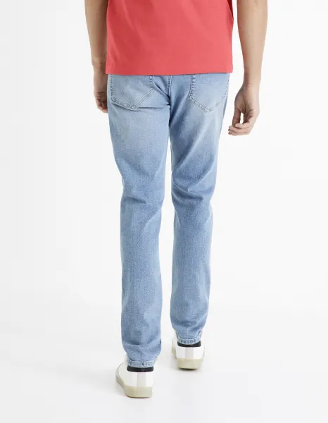 Slim fit pre mužov Celio - svetlomodrá
