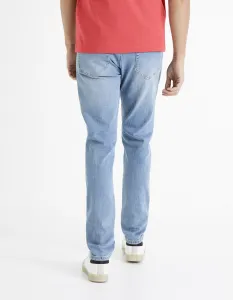 Slim fit pre mužov Celio - svetlomodrá