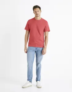 Slim fit pre mužov Celio - svetlomodrá