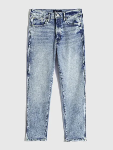 Modré dámske rifle vintage high rise slim Washwell GAP