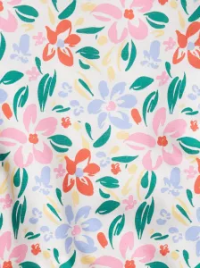 Farebné dievčenské pyžamo krátke floral GAP