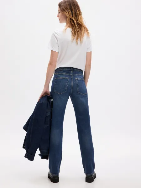 GAP Jeans v polovici 90. rokov voľné organické Washwell - ženy
