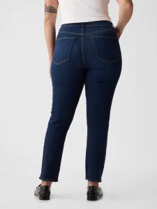 Tmavě modré dámské džíny vintage slim high rise GAP