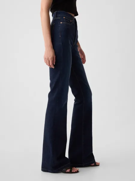 GAP 70S FLARE Dámske džínsy, tmavo modrá, veľkosť