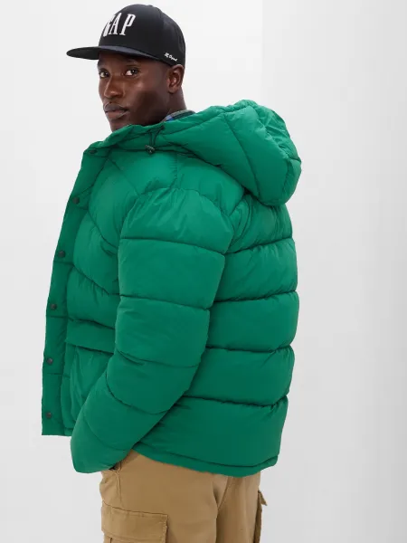 GAP  Pánska bunda s kapucňou PrimaLoft® 456910-03 Veľkosť: XL