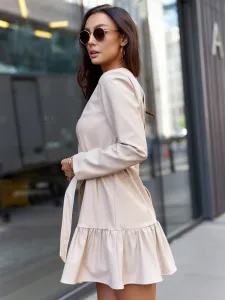 Dress beige By o la la cxp1045. R65