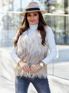 Beige vest Yups DT-067. R40