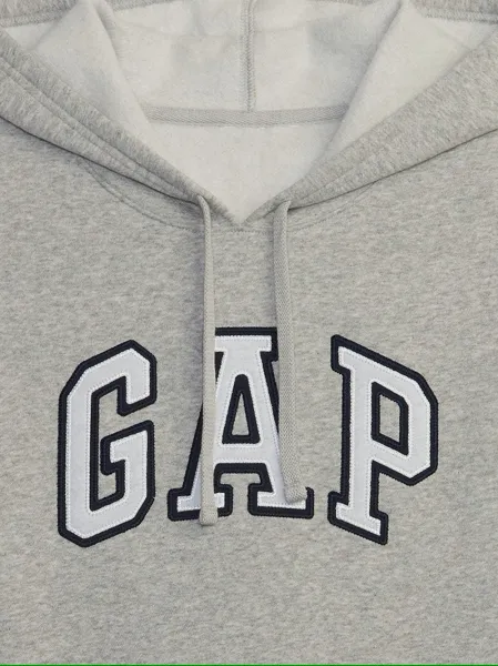 Šedá dámska mikina s kapucňou GAP