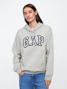 Šedá dámska mikina s kapucňou GAP