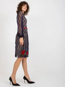 Dress-LK-SK-507018.60P-navy blue