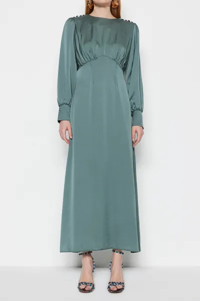 Dámske šaty Trendyol Emerald Green