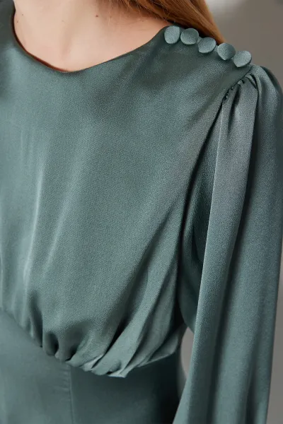 Dámske šaty Trendyol Emerald Green