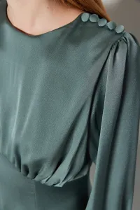 Dámske šaty Trendyol Emerald Green