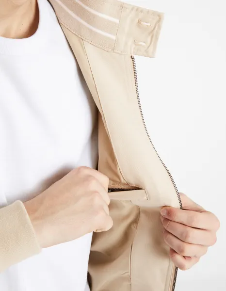 Béžová pánska bunda Celio Ducotone