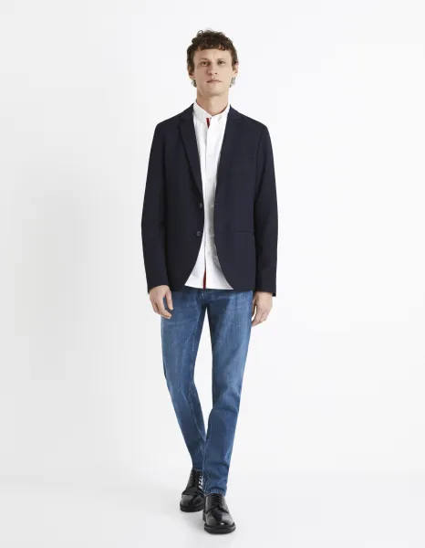 Slim fit pre mužov Celio - modrá
