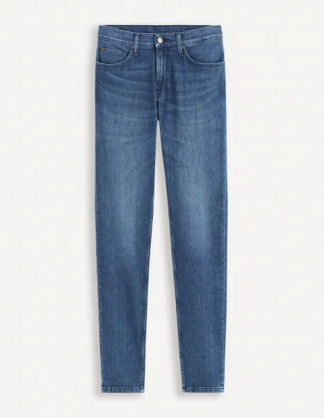 Slim fit pre mužov Celio - modrá