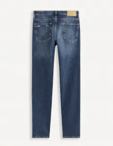Slim fit pre mužov Celio - modrá