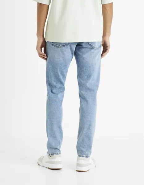 Slim fit pre mužov Celio - svetlomodrá