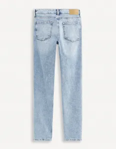 Slim fit pre mužov Celio - svetlomodrá