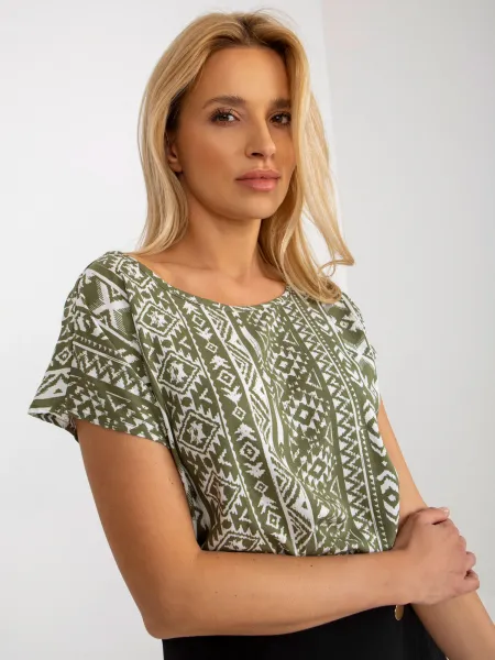 Blouse-D73771R10978P-khaki